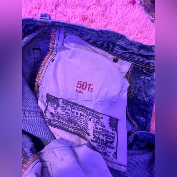 Levi 501 Skinny Jeans - Picture 6 of 6